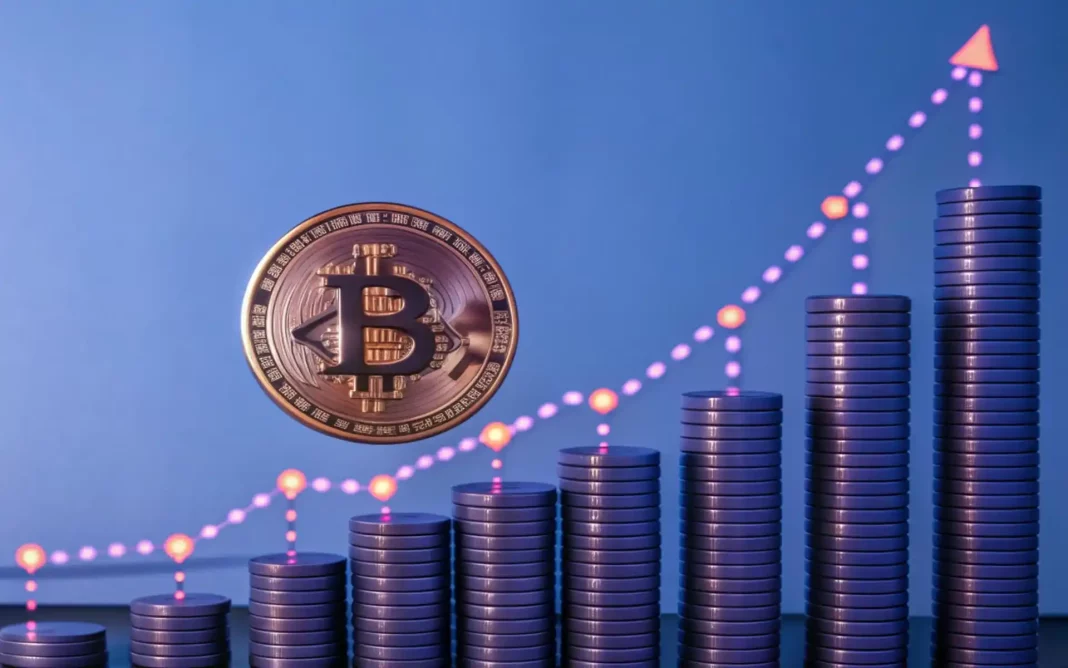 A bitcoin a hétvégén emelkedő tendenciát mutatott