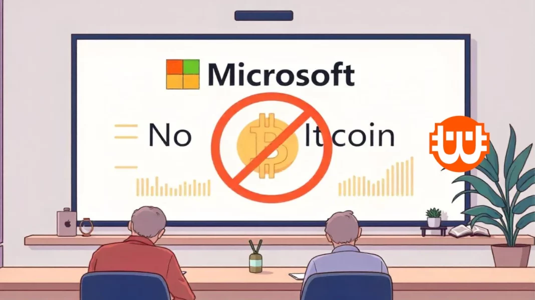 A Microsoft igazgatótanácsa nemet mond a Bitcoinra