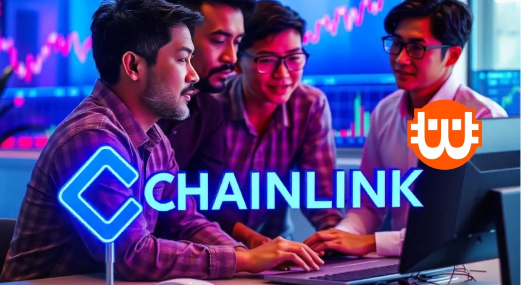 Chainlink logó, a grafikon figyelése