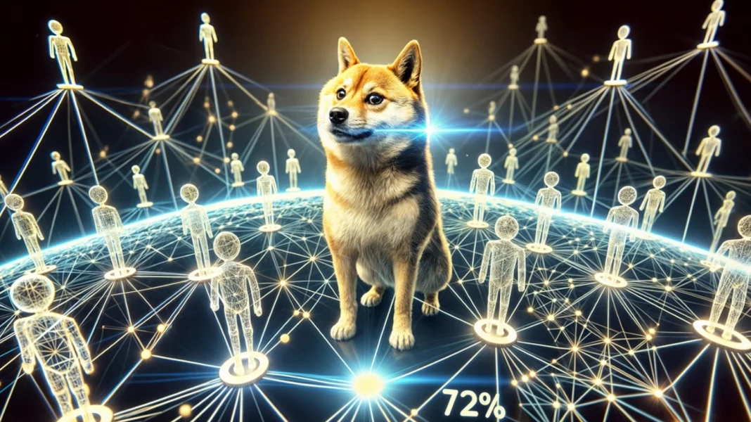 A Dogecoin rekord növekedése - +72% a legfontosabb mérőszámokban