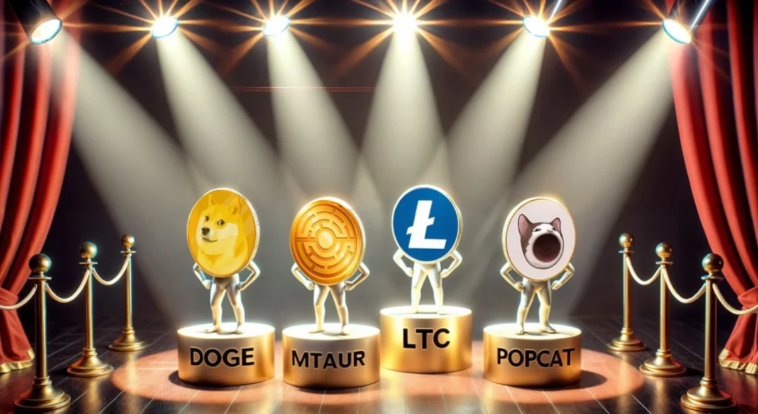 A legjobb érmék, amelyekre figyelni kell: DOGE, LTC, POPCAT, $MTAUR növekedési potenciál