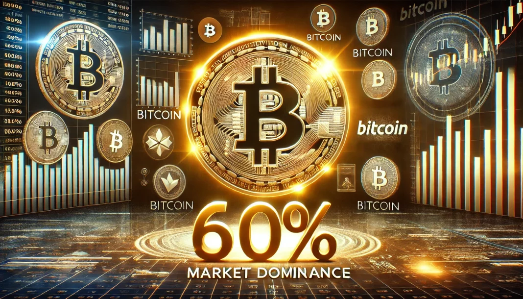 60% a bitcoin piaci dominanciája