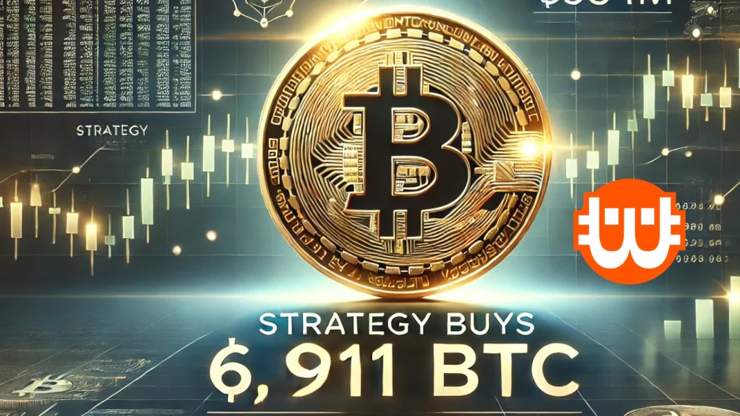 A Strategy újabb 6911 Bitcoint vásárolt 584,1 millió dollárért