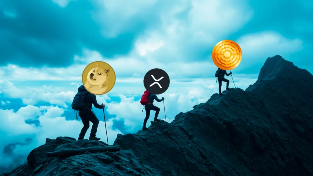 Az XRP, DOGE és MTAUR a kripto reflektorfényben