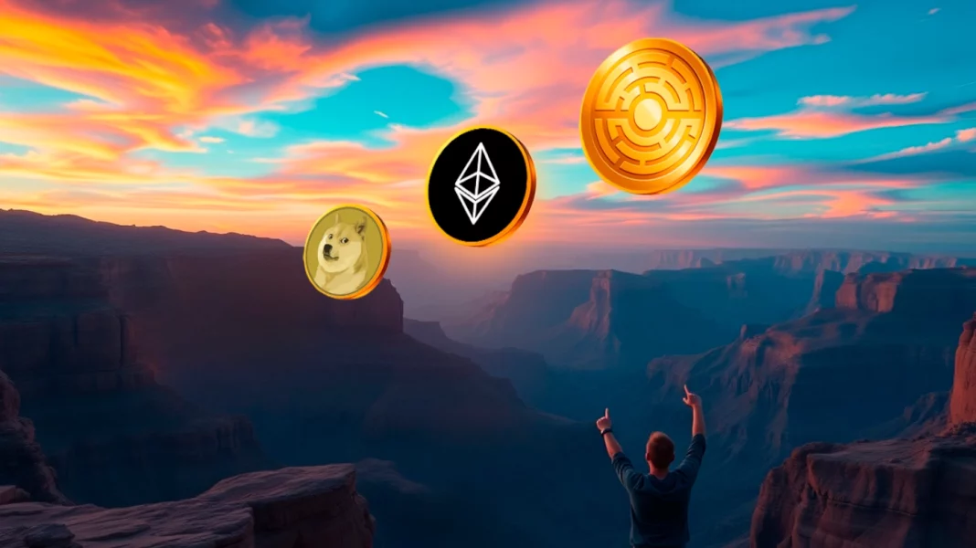 MTAUR, ETH, és DOGE kripto érmék emelkednek